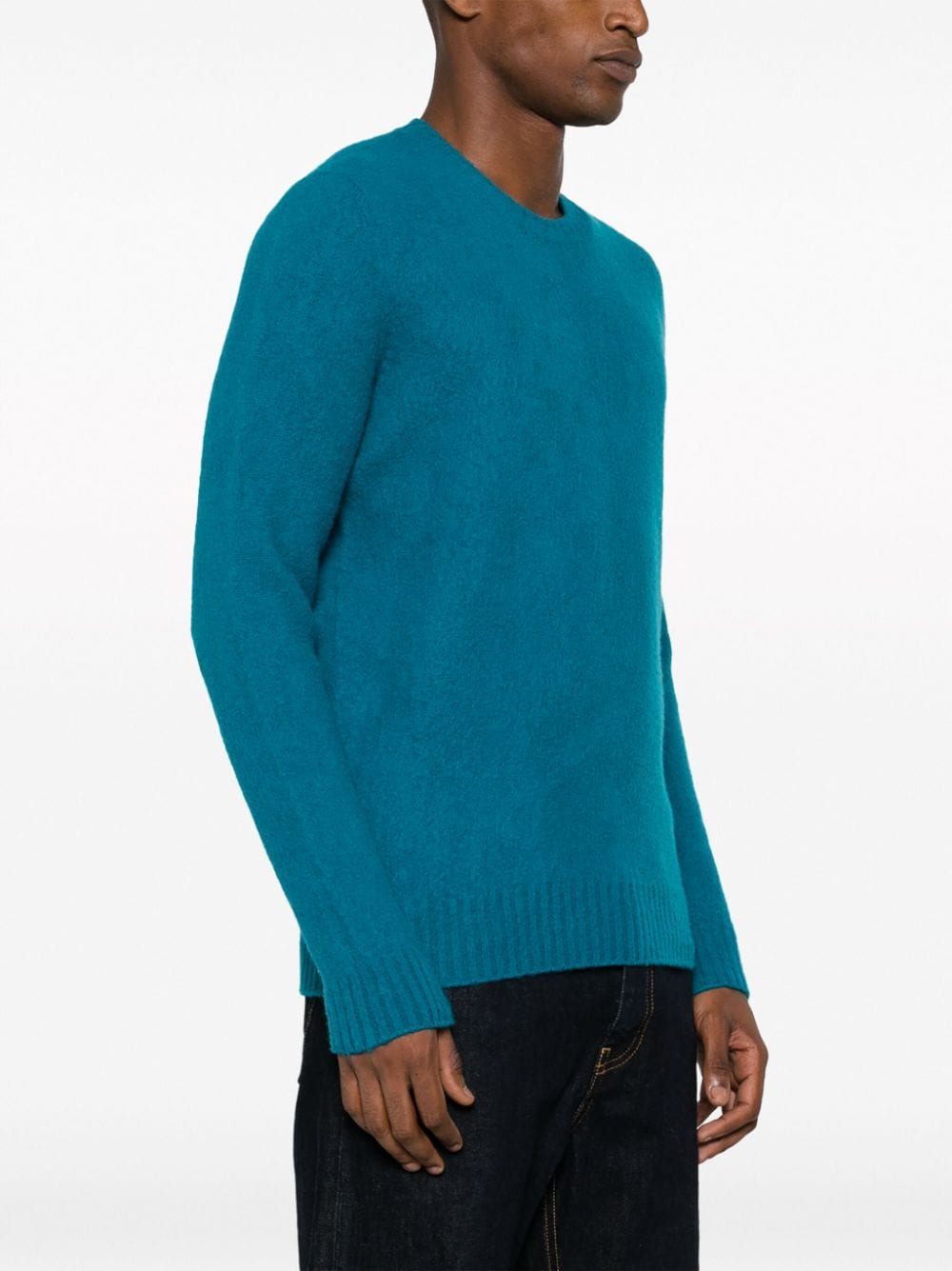 DRUMOHR Classic Wool Crew Neck Sweater for Men