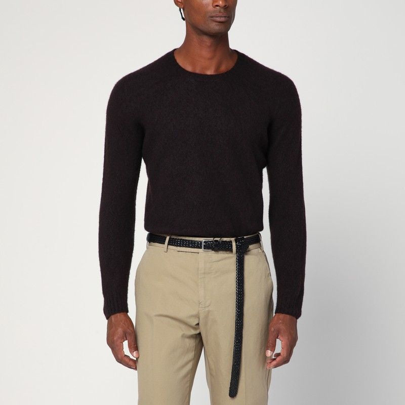 DRUMOHR Lambswool Round-Neck Sweater for Men - FW25