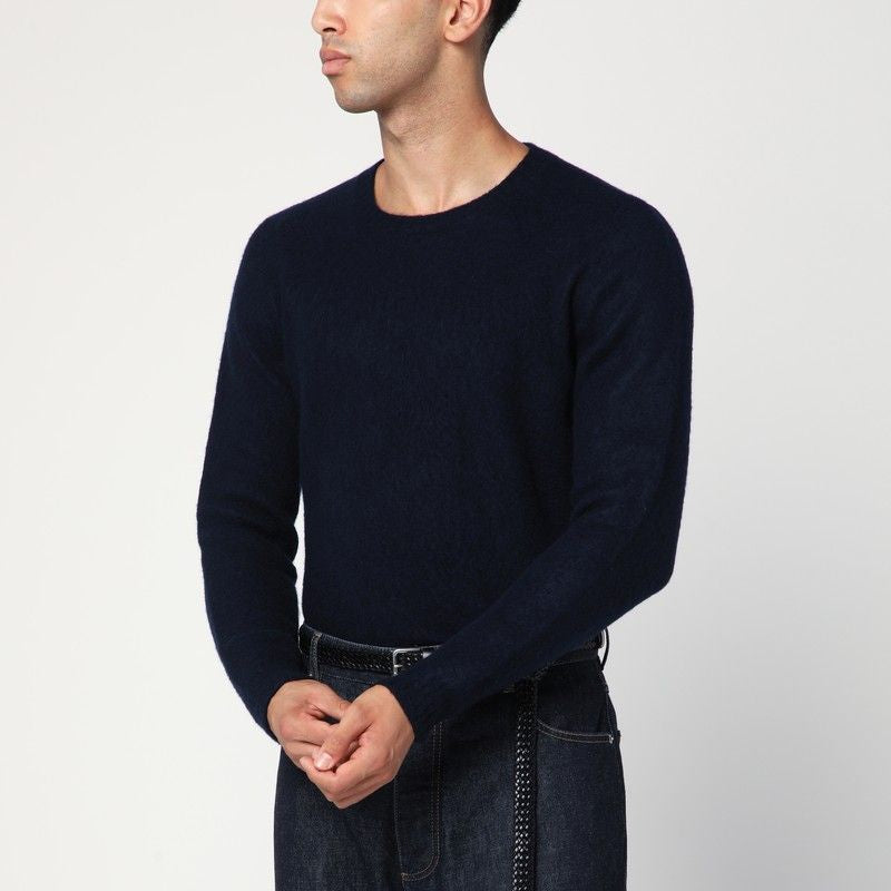 DRUMOHR Men's Lambswool Crew Neck Sweater