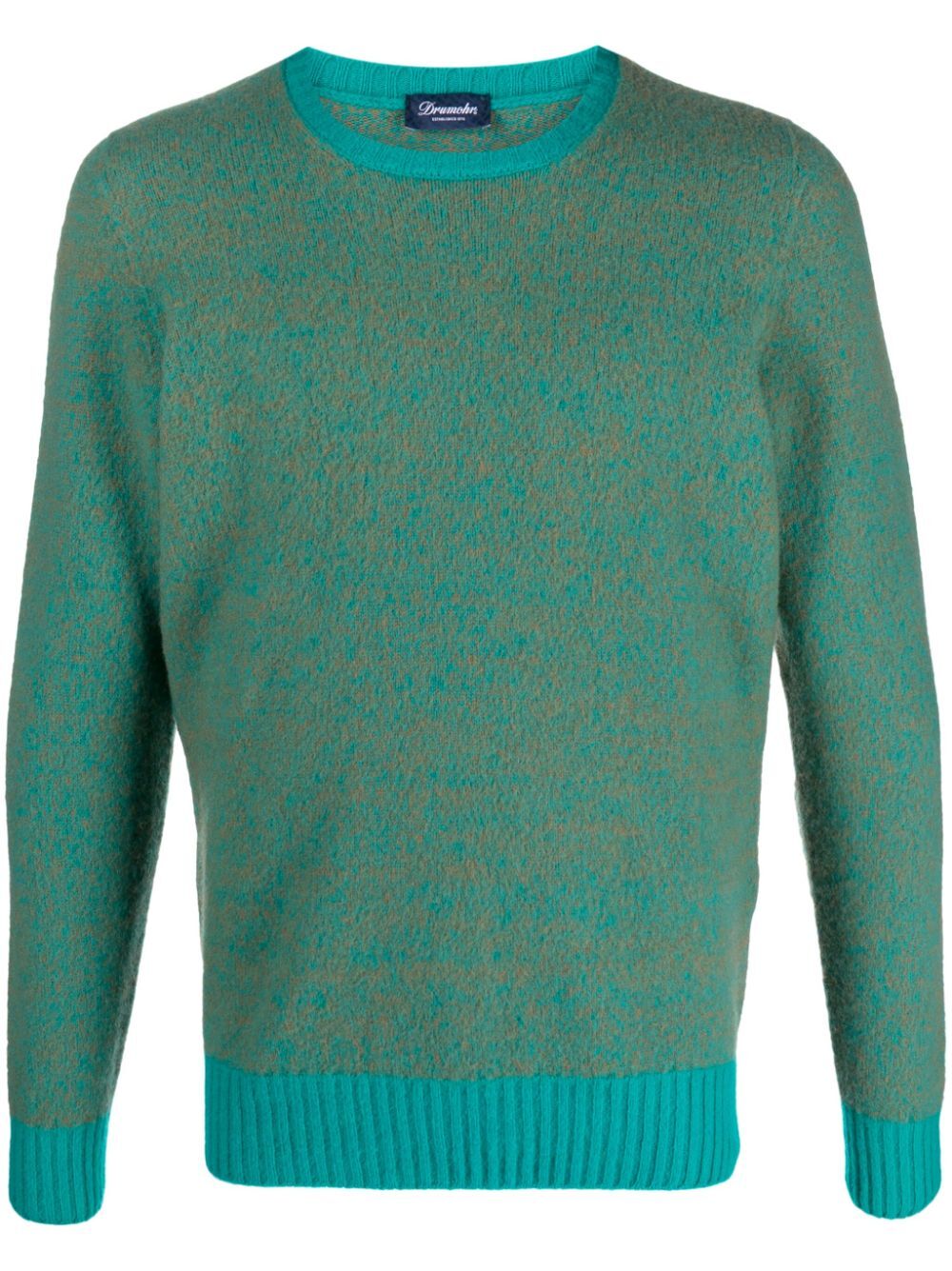 DRUMOHR Long Sleeve Crew Neck Sweater