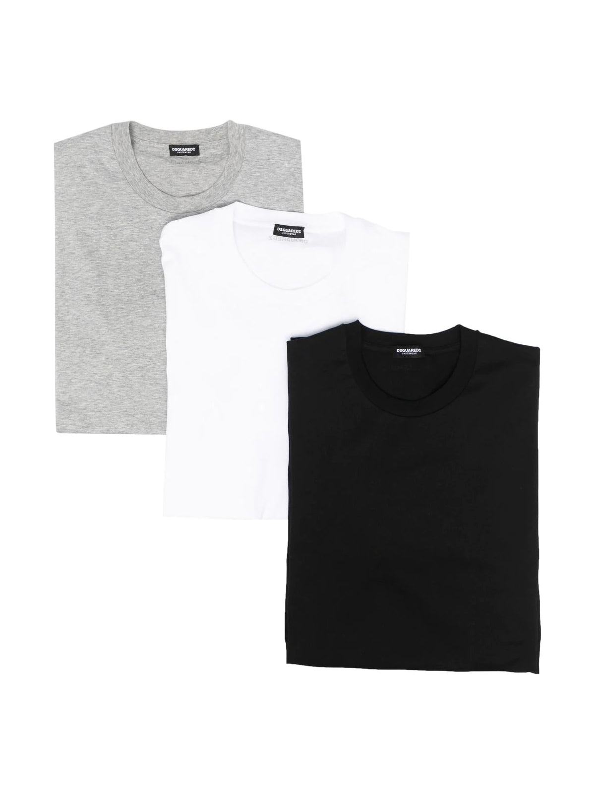 DSQUARED2 Cotton Stretch T-Shirt Tri-Pack for Men