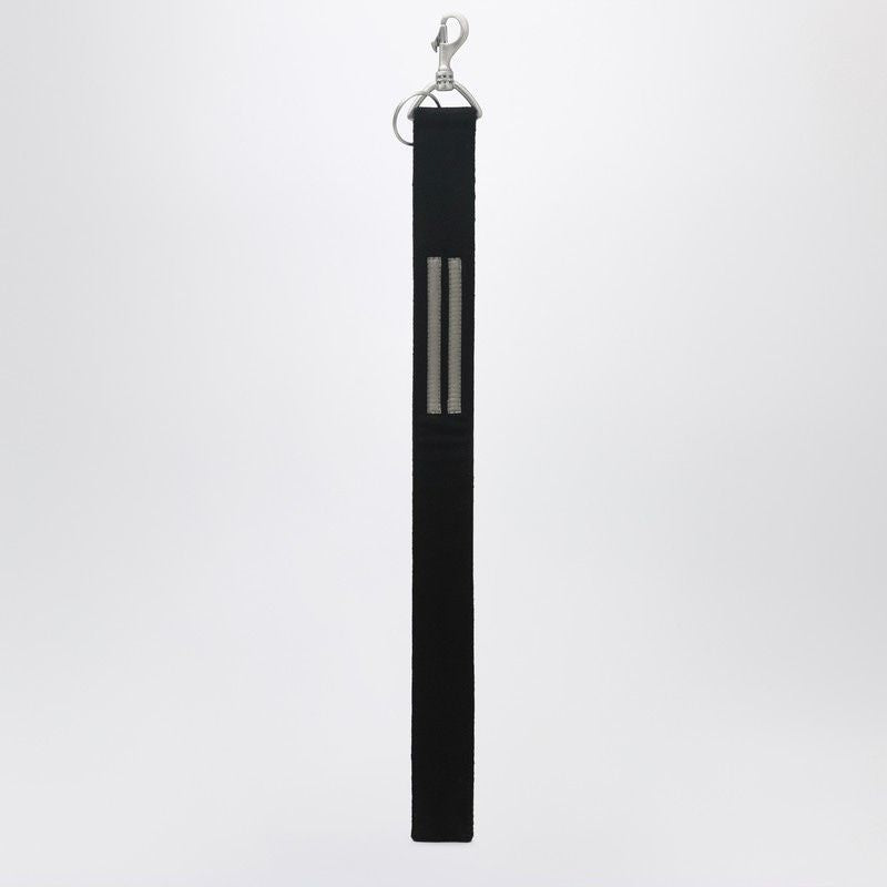 DRKSHDW Keychain with Cotton Strap and Silver Metal Ring