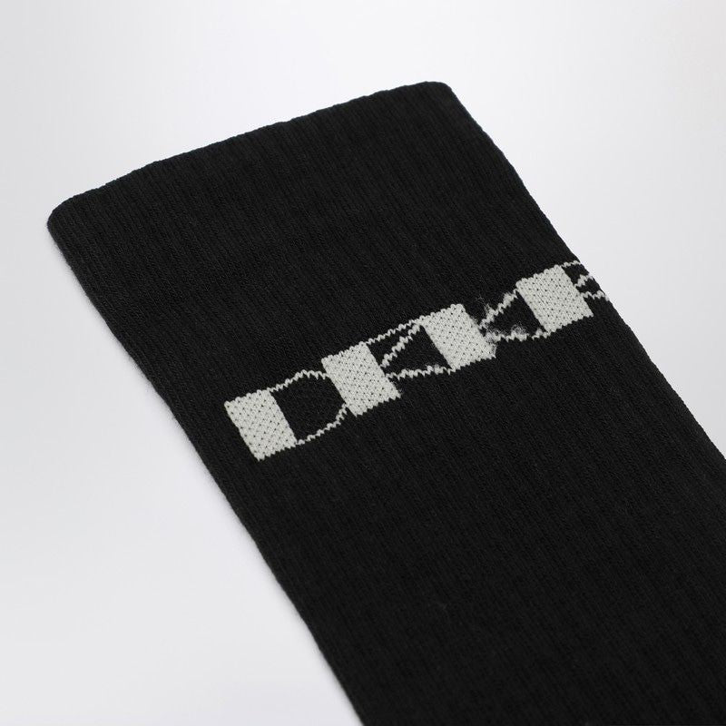 DRKSHDW Ribbed Cotton Blend Socks with Logo