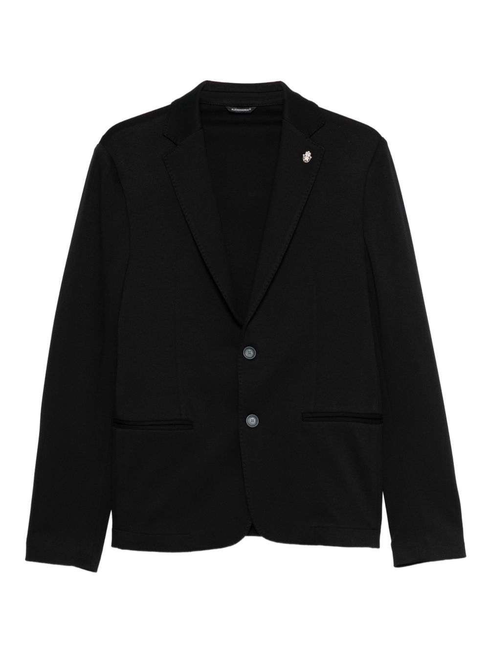 DANIELE ALESSANDRINI Tailored Black Jacket for Men