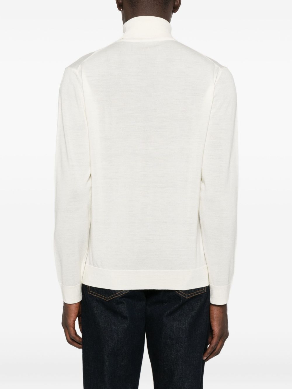 DANIELE FIESOLI Men's Sophisticated Merino Wool Sweater