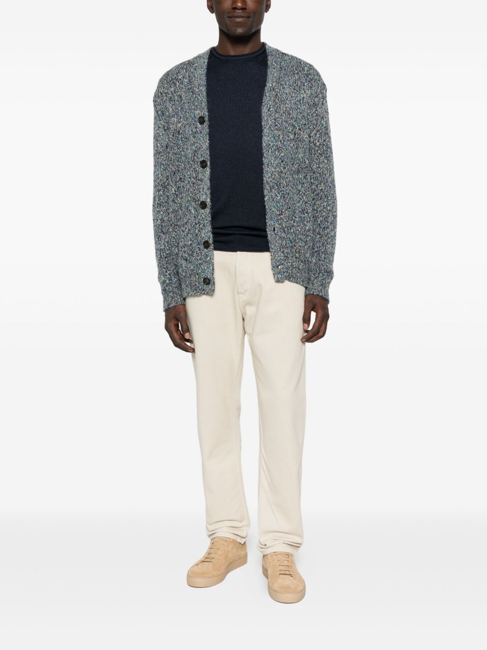 DANIELE FIESOLI Men's Timeless Wool Sweater