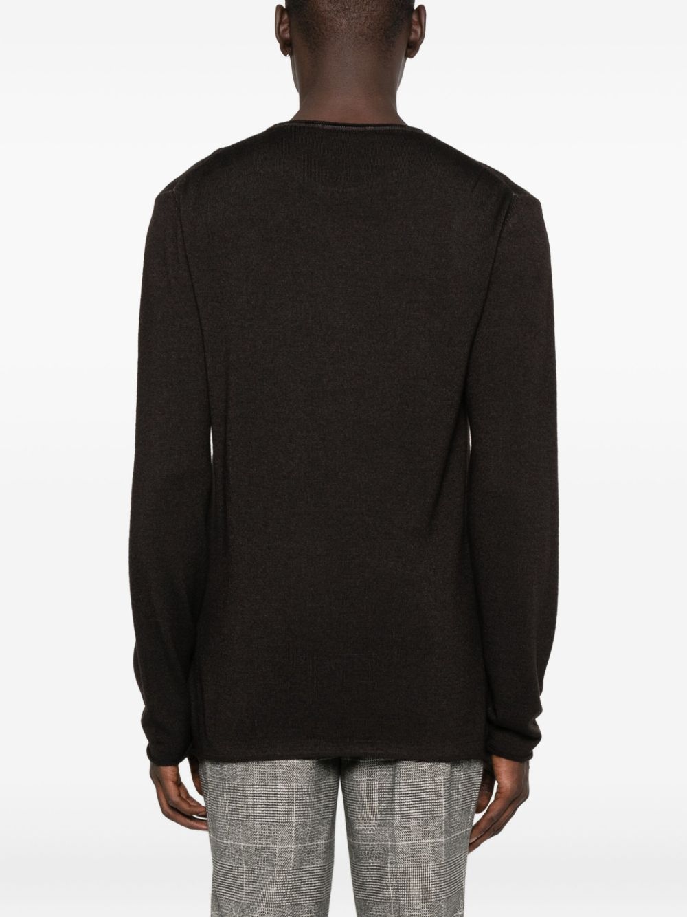 DANIELE FIESOLI Men's Wool Sweater - Classic Fit