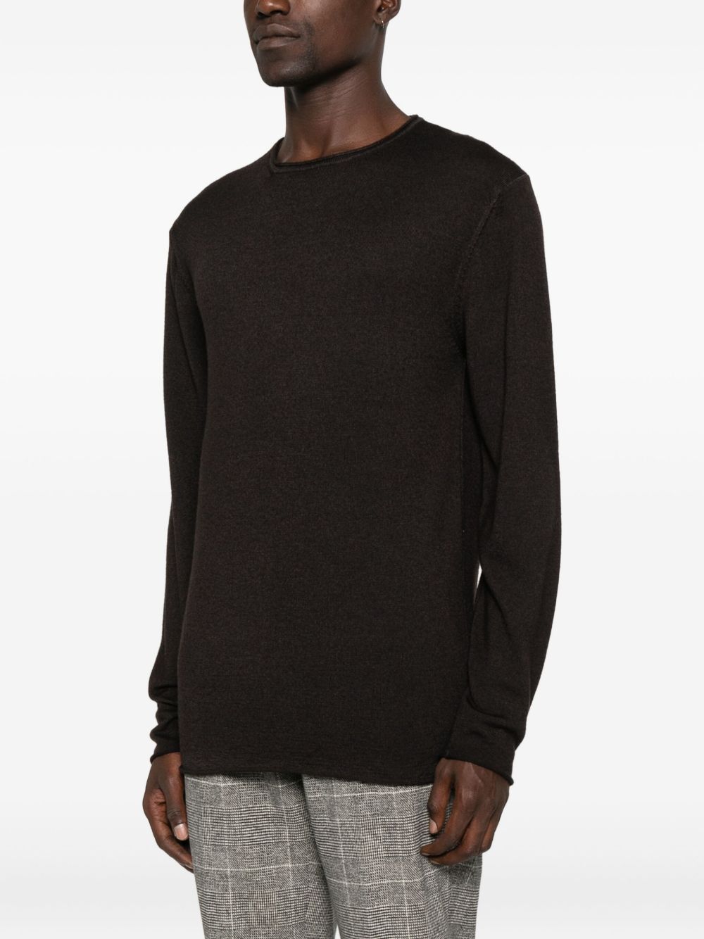 DANIELE FIESOLI Men's Wool Sweater - Classic Fit