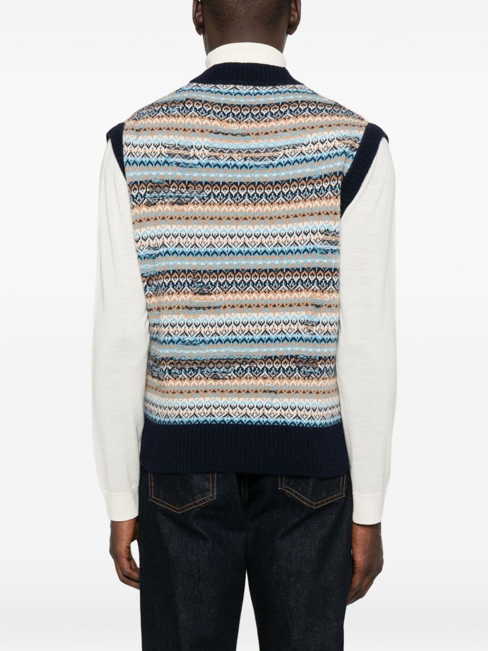 DANIELE FIESOLI Multicolour Men's Sweater - Perfect for FW25