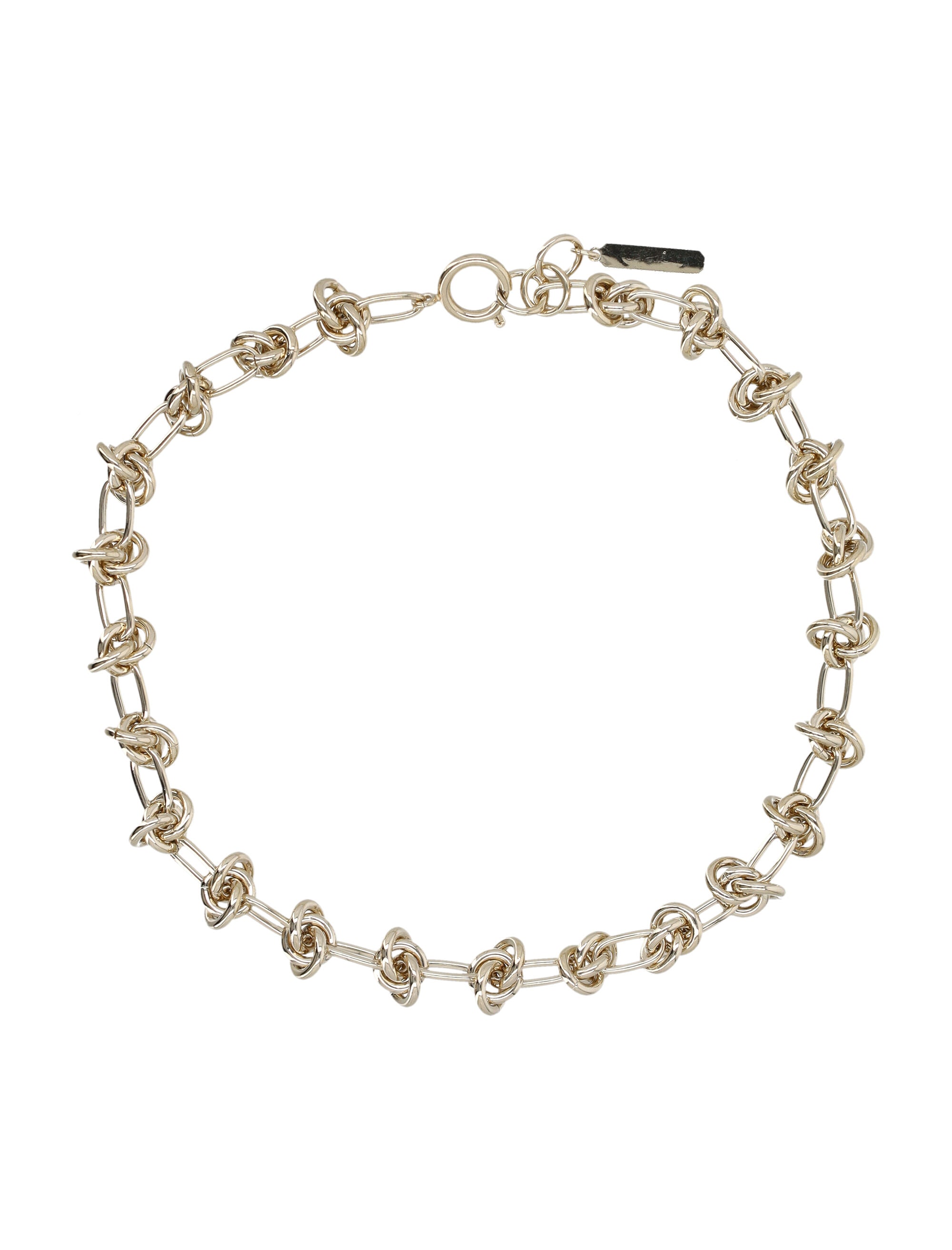 JUSTINE CLENQUET Daria Choker - Adjustable Knot Chain for Women - 38 CM