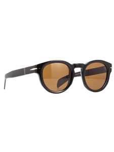 DAVID BECKHAM Sleek Mini Acetate Sunglasses for Men - 145mm Temple Size