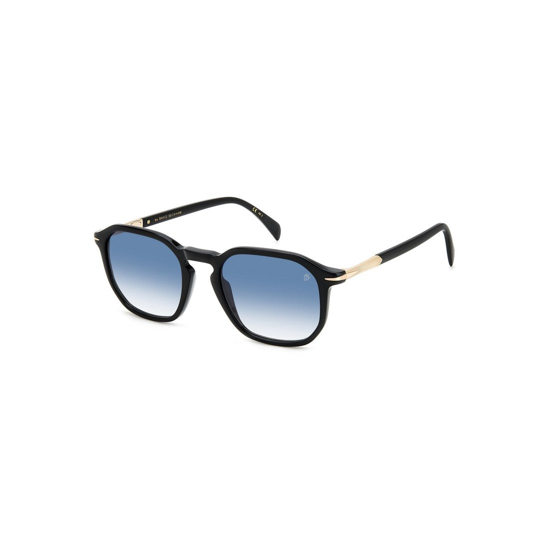 DAVID BECKHAM Classic Men's Sunglasses with Dark Blue Shaded Lenses
