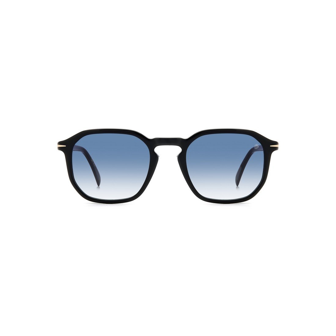 DAVID BECKHAM Classic Men's Sunglasses with Dark Blue Shaded Lenses