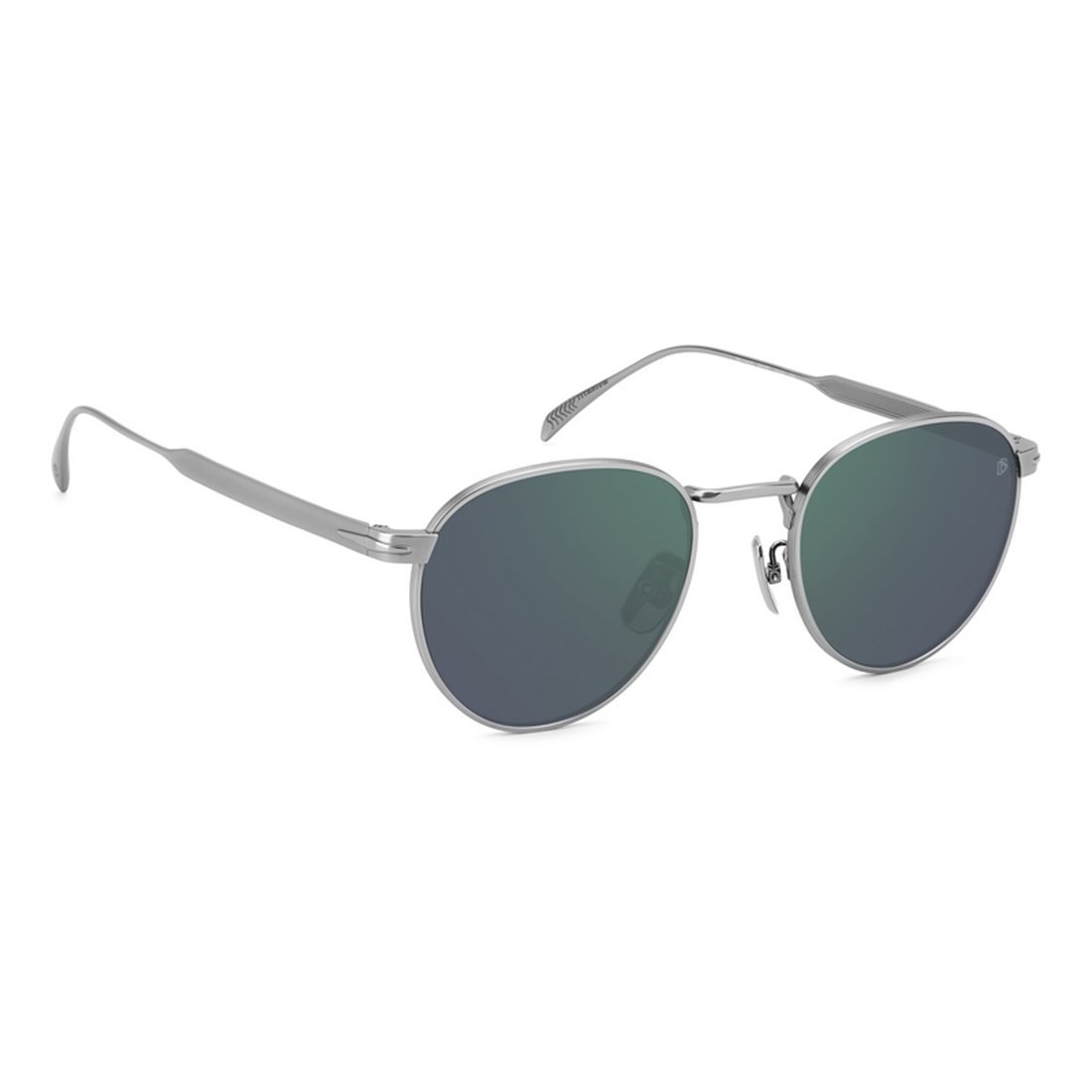 DAVID BECKHAM Matte Titanium Sunglasses for Men