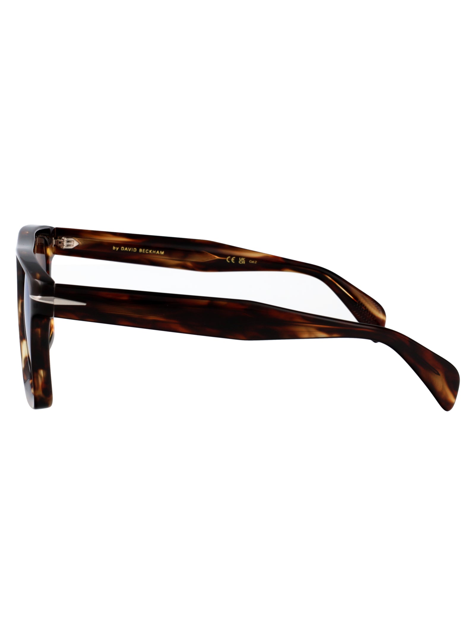 DAVID BECKHAM Havana Acetate Sunglasses for Men - SS25 Collection