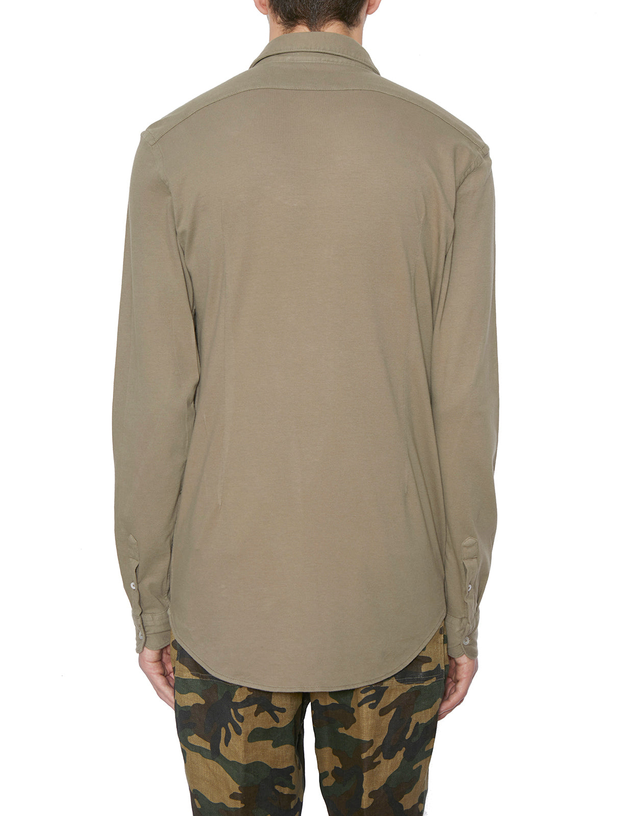 DANIELE ALESSANDRINI Classic Cotton Button-Up Shirt (40)