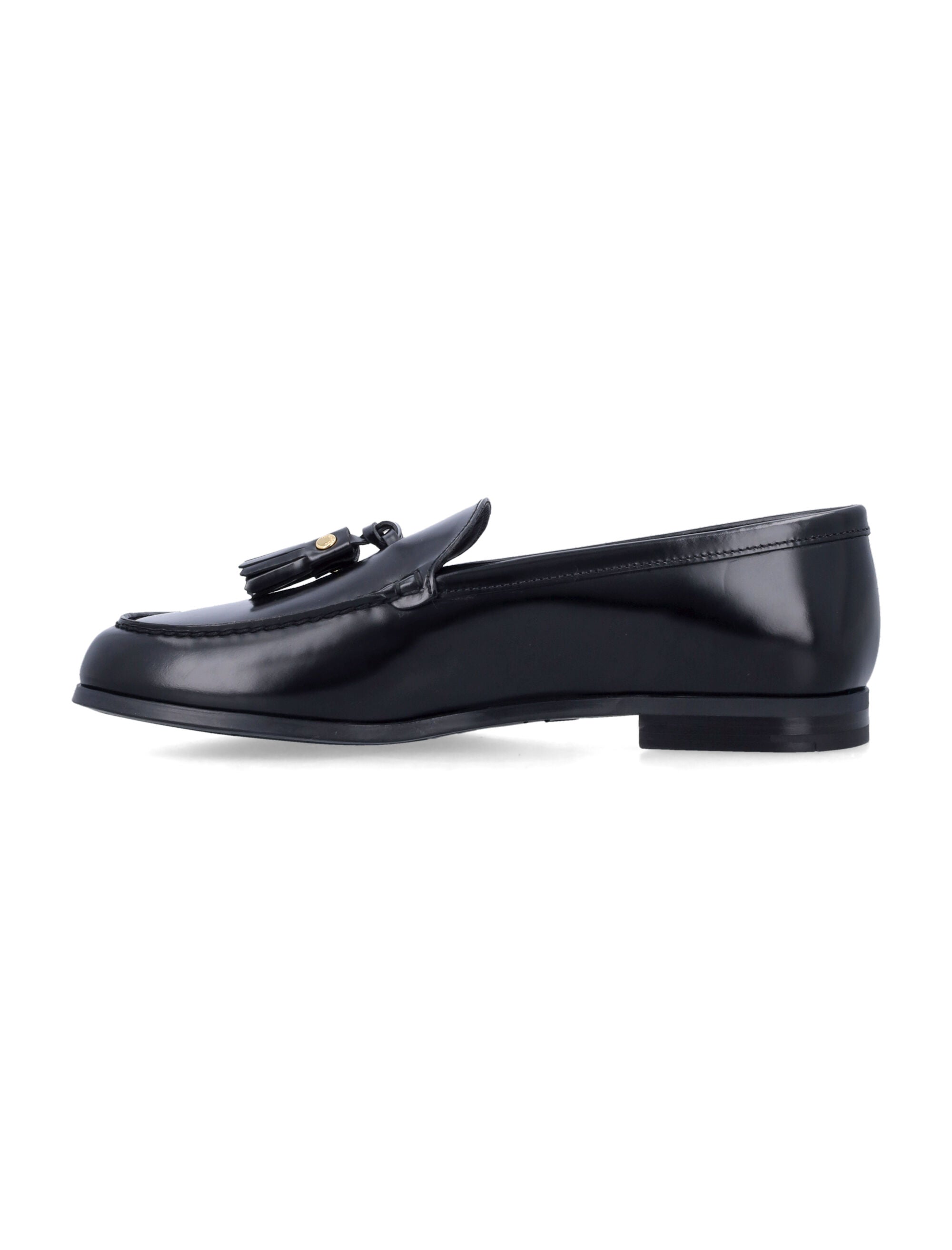 CHURCH'S Polished Leather Loafer with Tassels - 2.5cm Heel