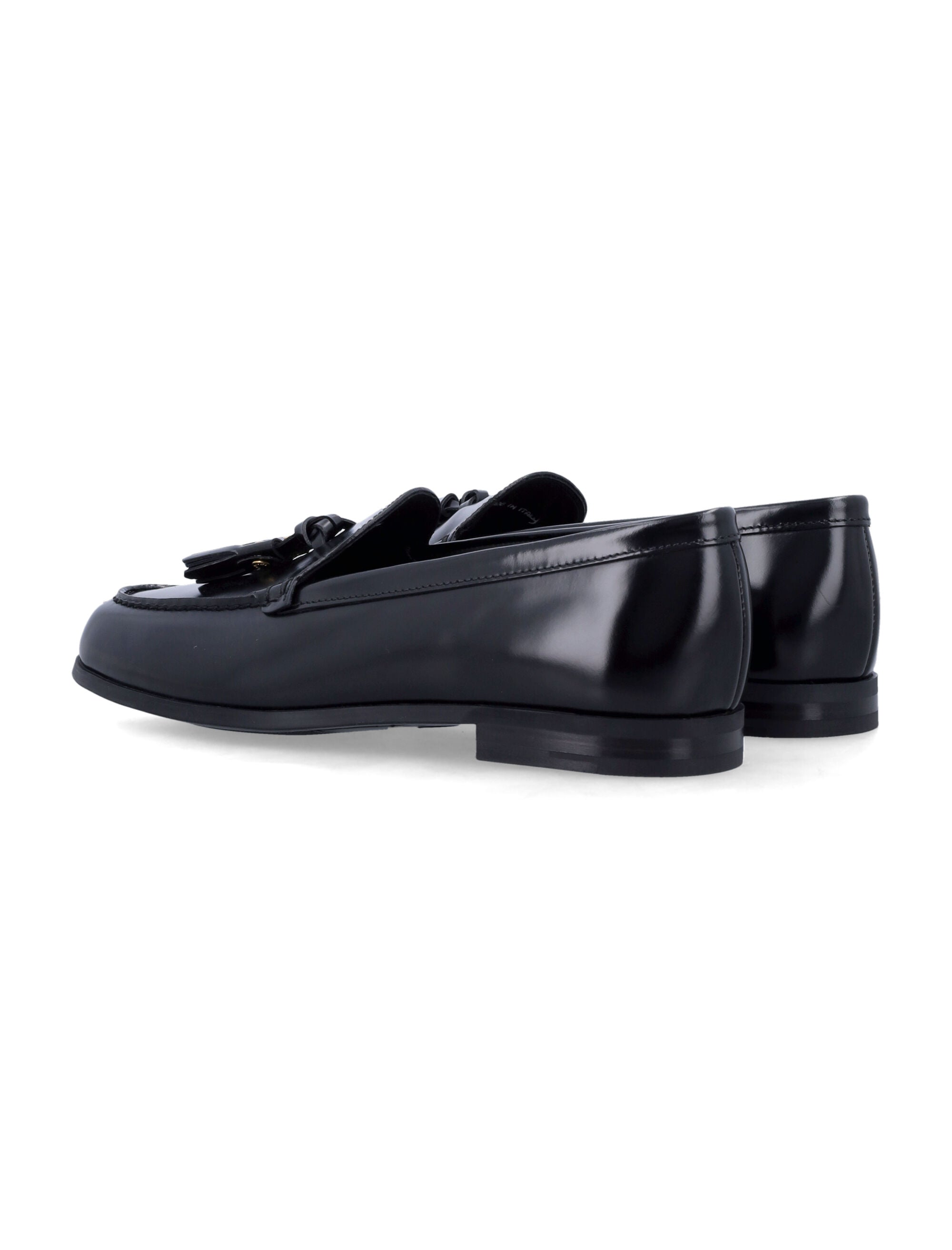 CHURCH'S Polished Leather Loafer with Tassels - 2.5cm Heel