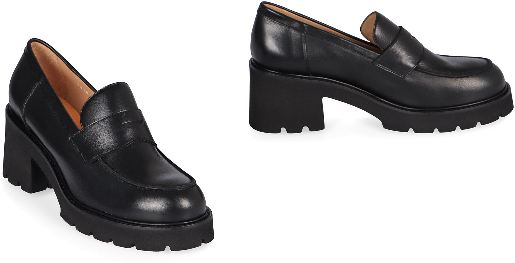 DOUCAL'S Classic Leather Moccasins with Distinctive Sole