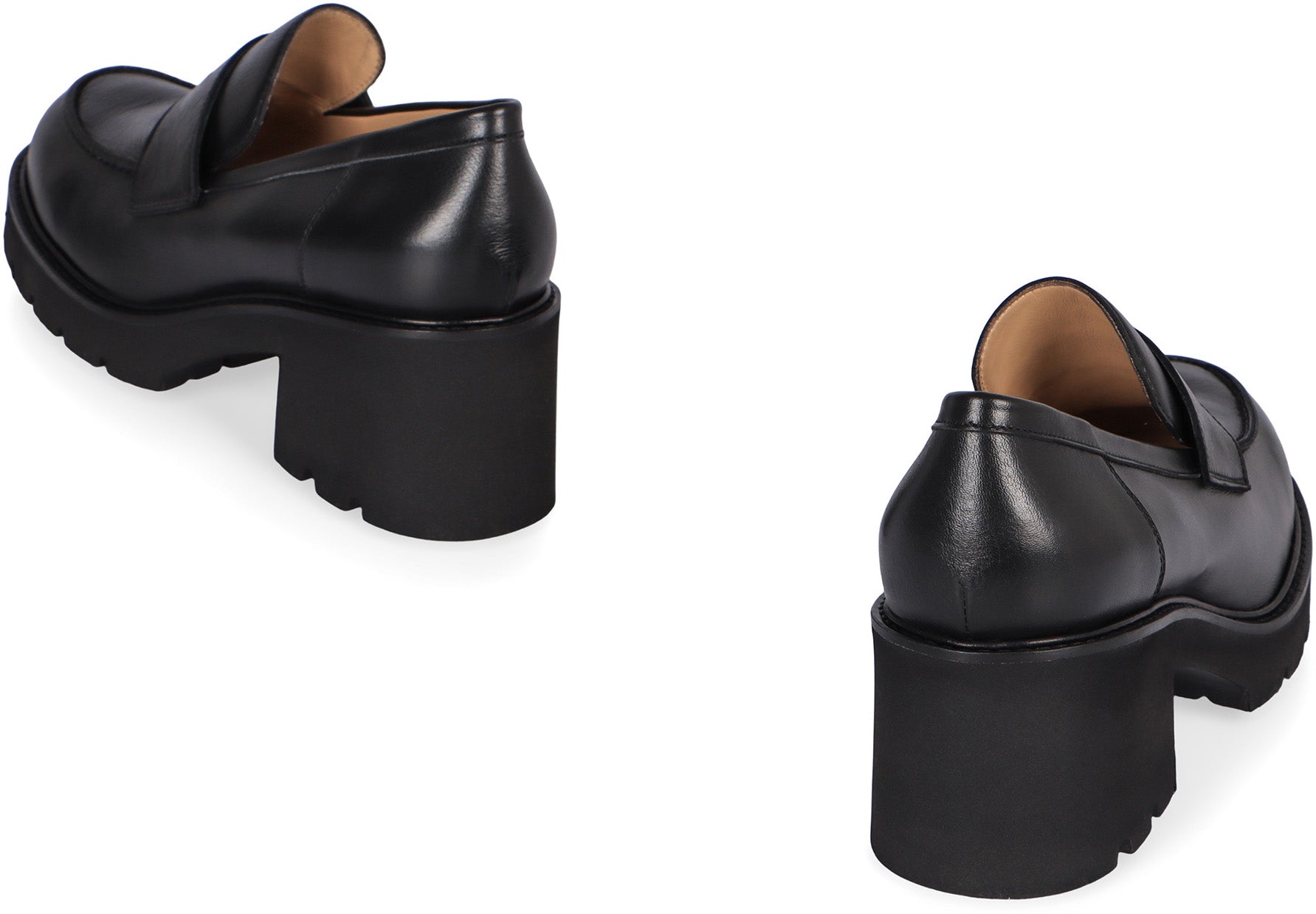 DOUCAL'S Classic Leather Moccasins with Distinctive Sole