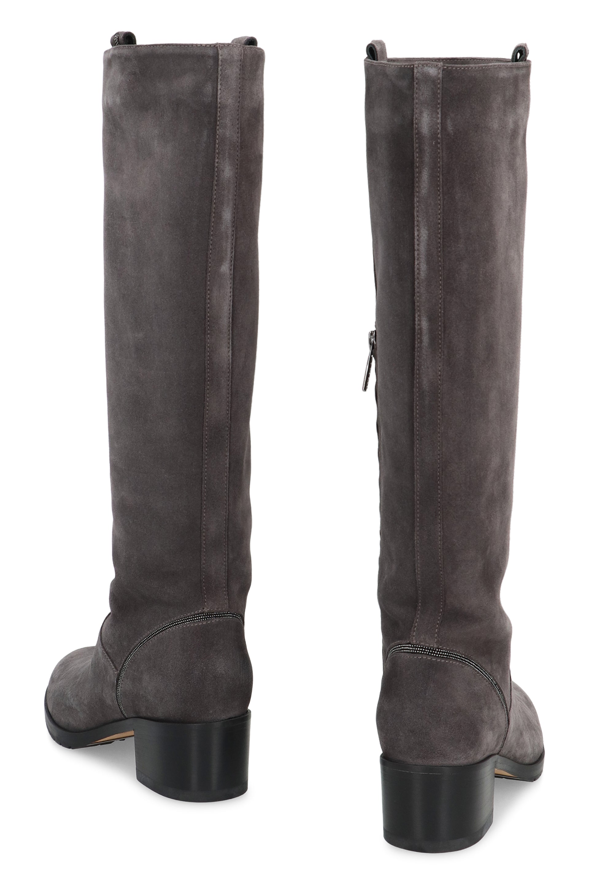 DOUCAL'S Sophisticated High Ankle Suede Boots for Women