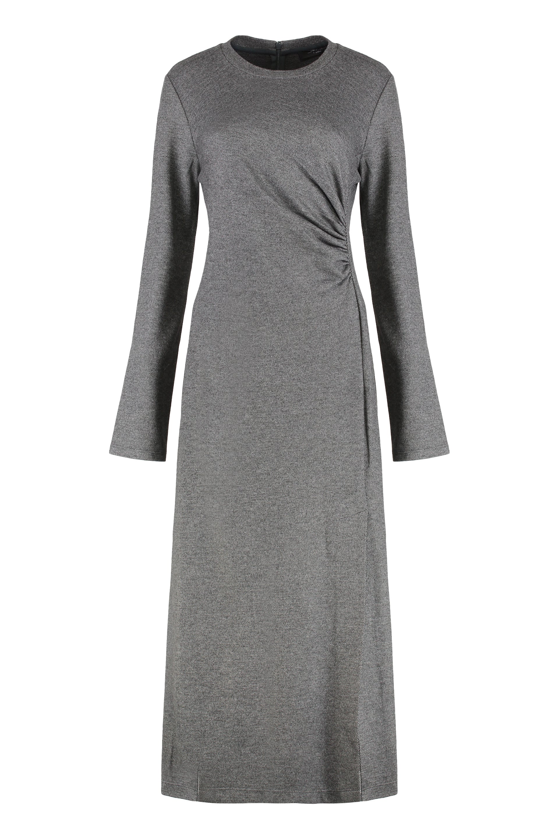 WEEKEND MAX MARA Sophisticated Long Dress with Ruffle Detail