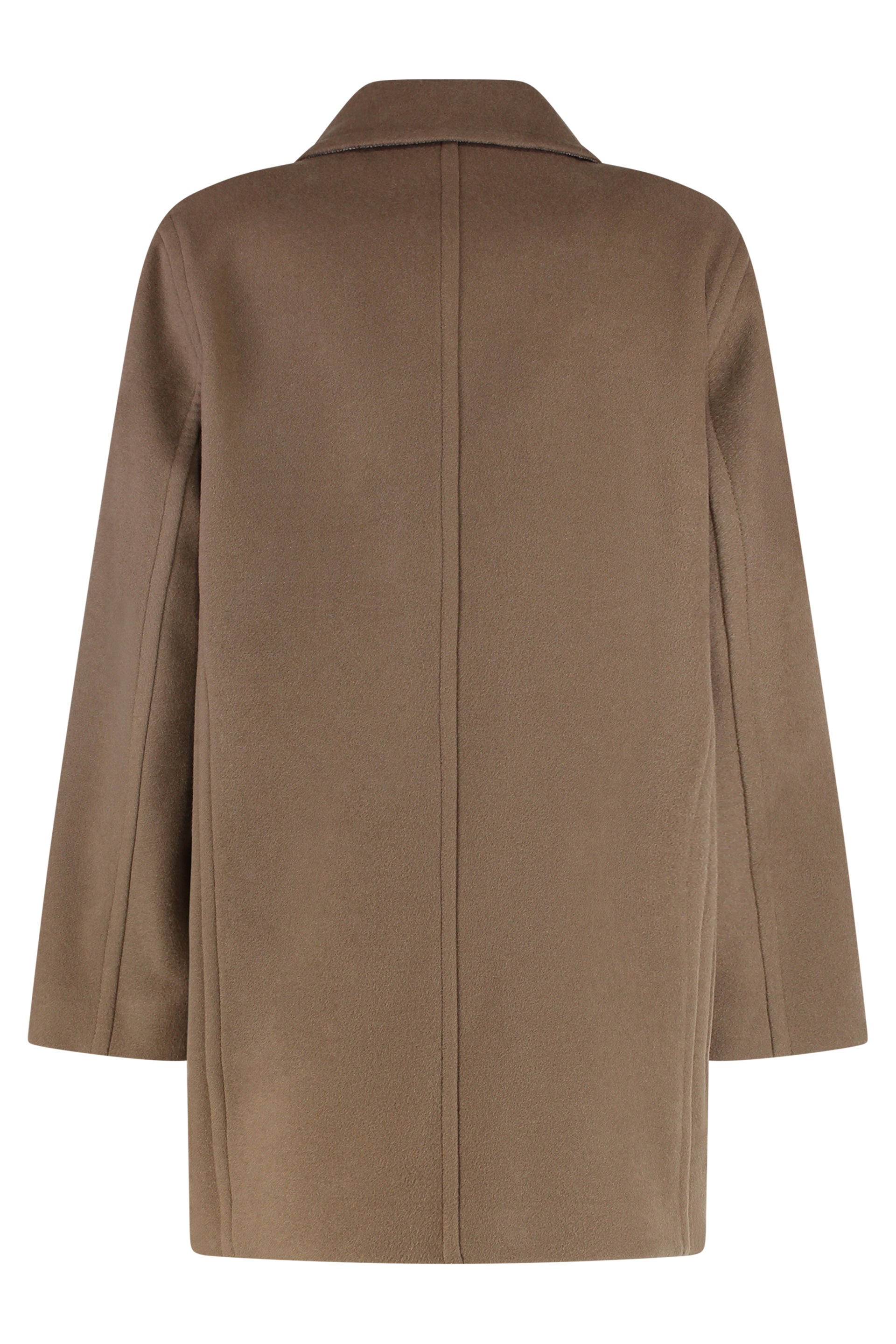 MAX MARA Lapel Collar Wool and Cashmere Jacket
