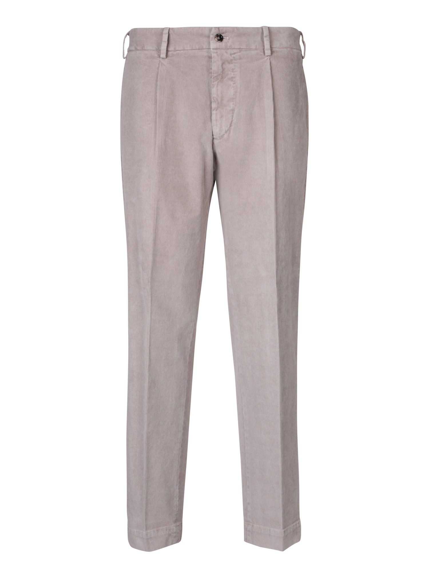DELL'OGLIO Men's Mid-Rise Trousers - Classic Fit