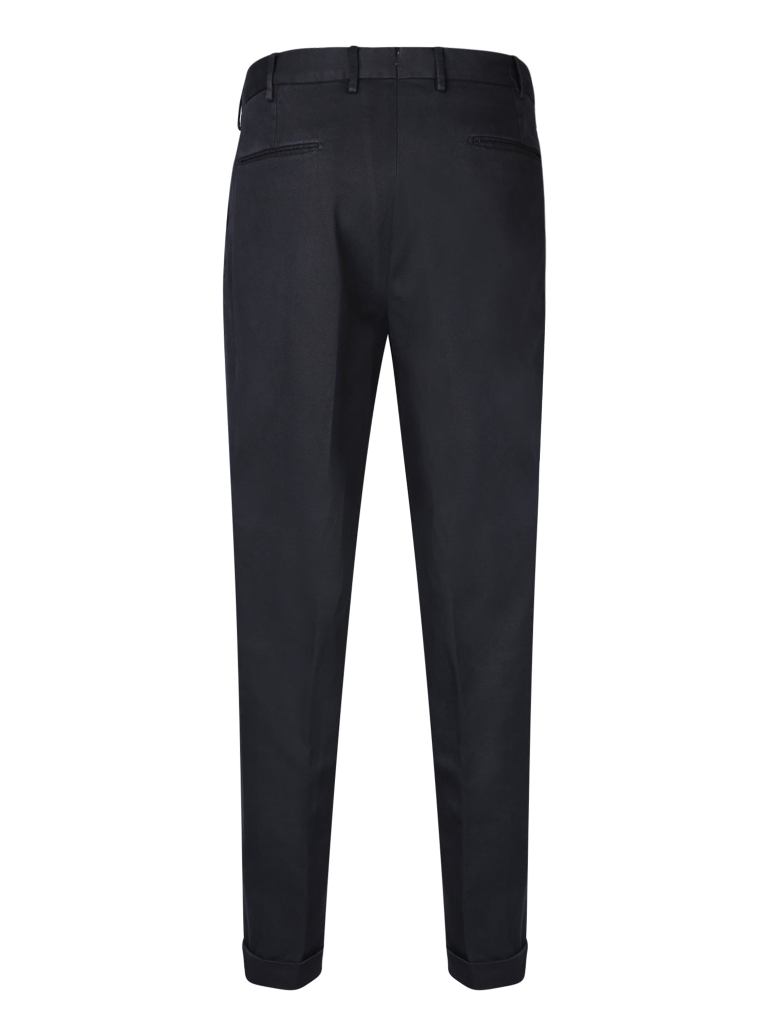 DELL'OGLIO Sleek Black Trousers for Men - FW25 Style