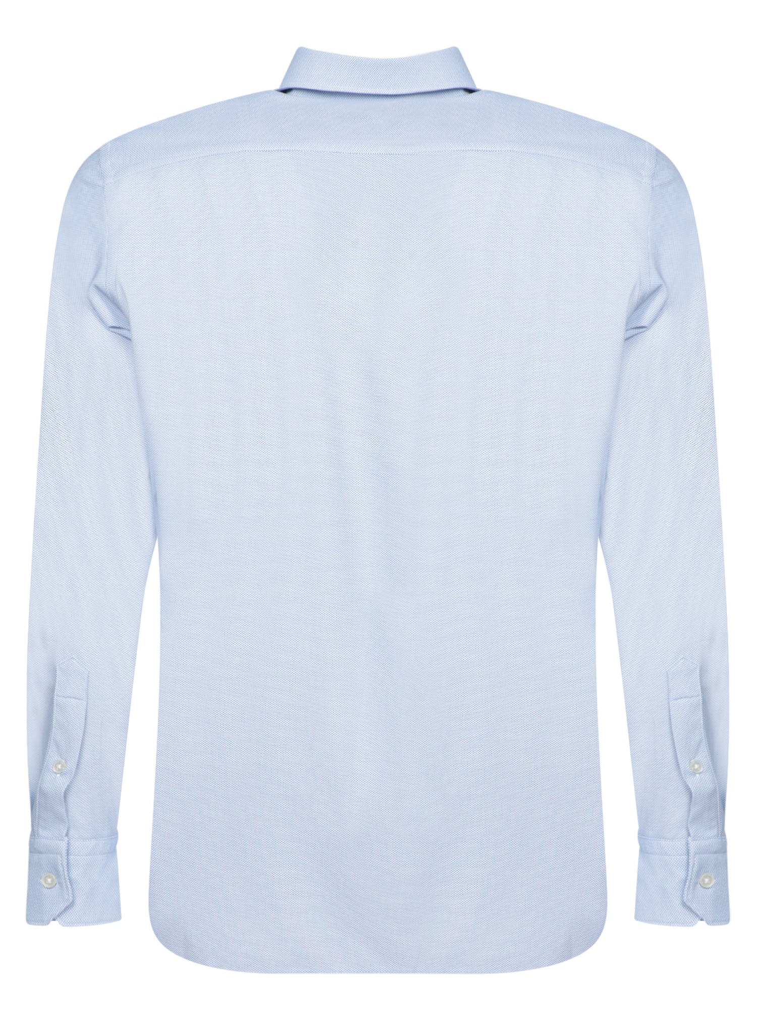 DELL'OGLIO Stylish Men's Blue Mini Shirt