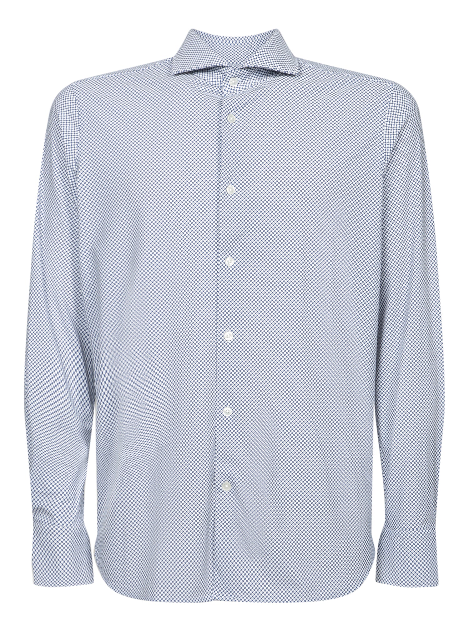 DELL'OGLIO Elevate Your Wardrobe: Men's Blue Mini Shirt