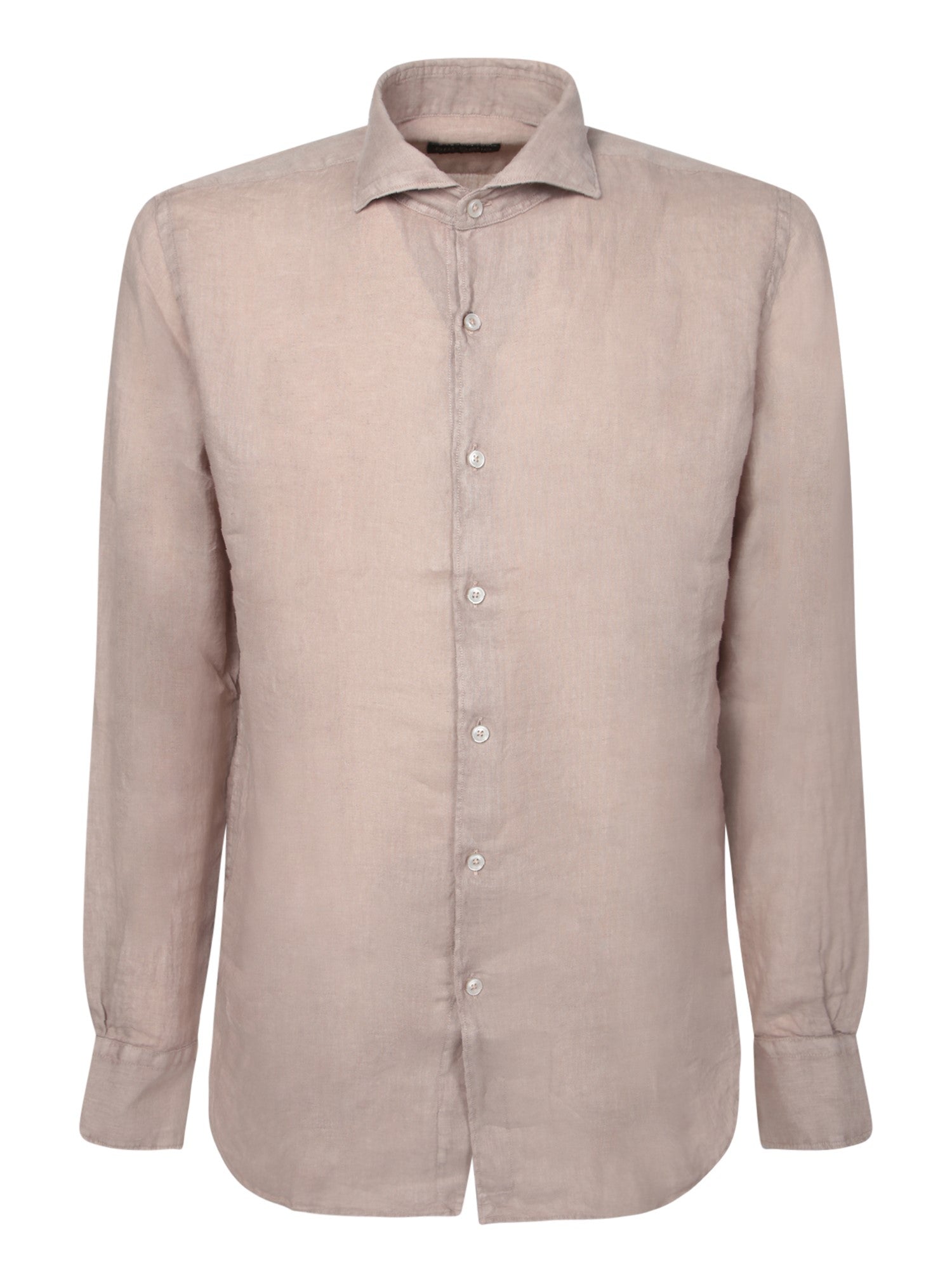 DELL'OGLIO Elegant Long Sleeve Linen Shirt for Men