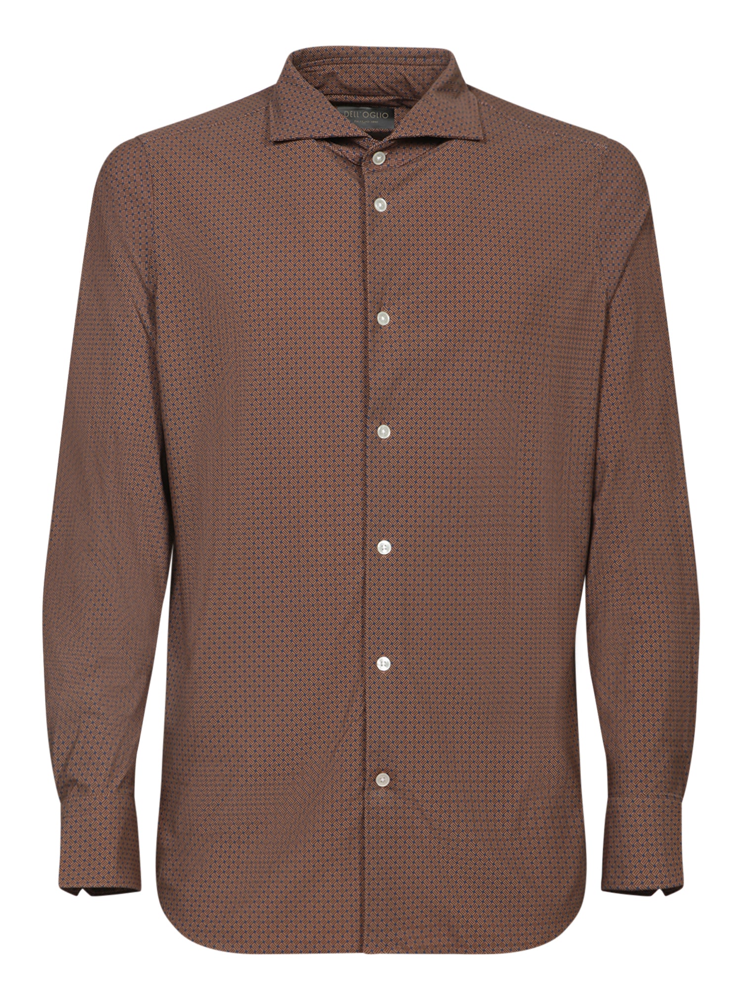 DELL'OGLIO Elegant Brown Shirt for Modern Men - Fall Winter 24/25