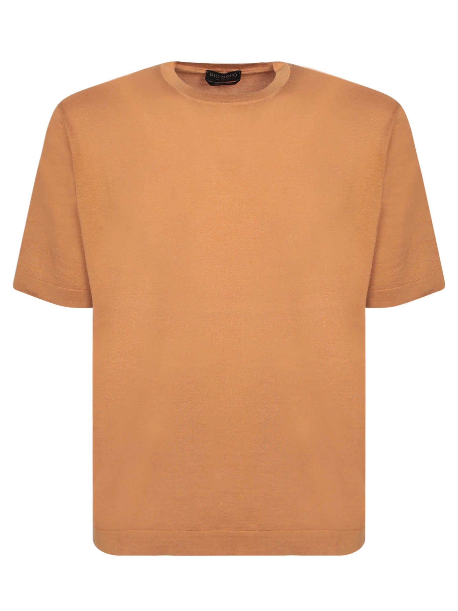 DELL'OGLIO Soft Terry Crew Neck T-Shirt for Men