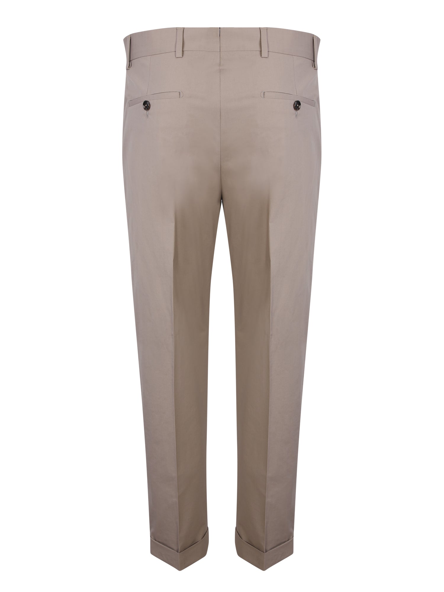 DELL'OGLIO Stylish Mid Rise Straight Leg Trousers for Men