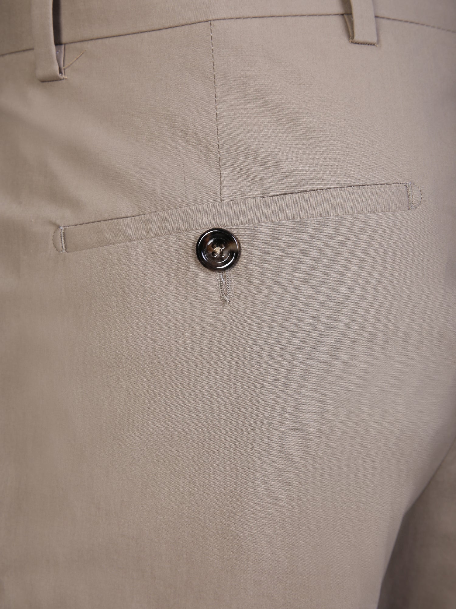 DELL'OGLIO Stylish Mid Rise Straight Leg Trousers for Men