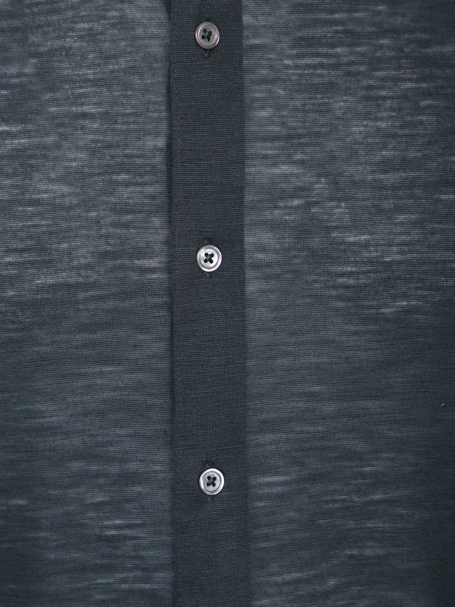 DELL'OGLIO Classic Green Wool Shirt for Men - FW25