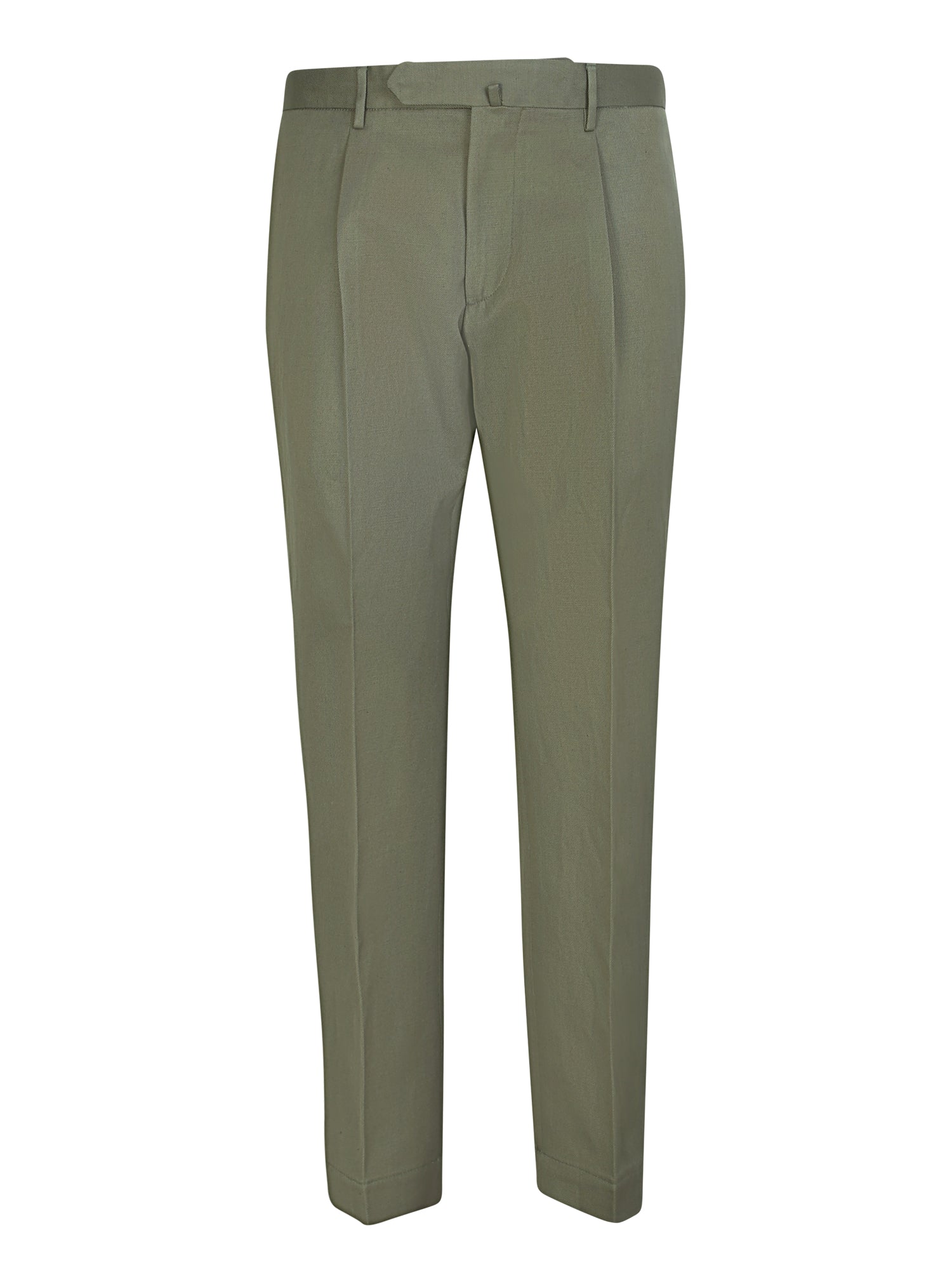 DELL'OGLIO Slim Fit Trousers for Men - Classic Military Design