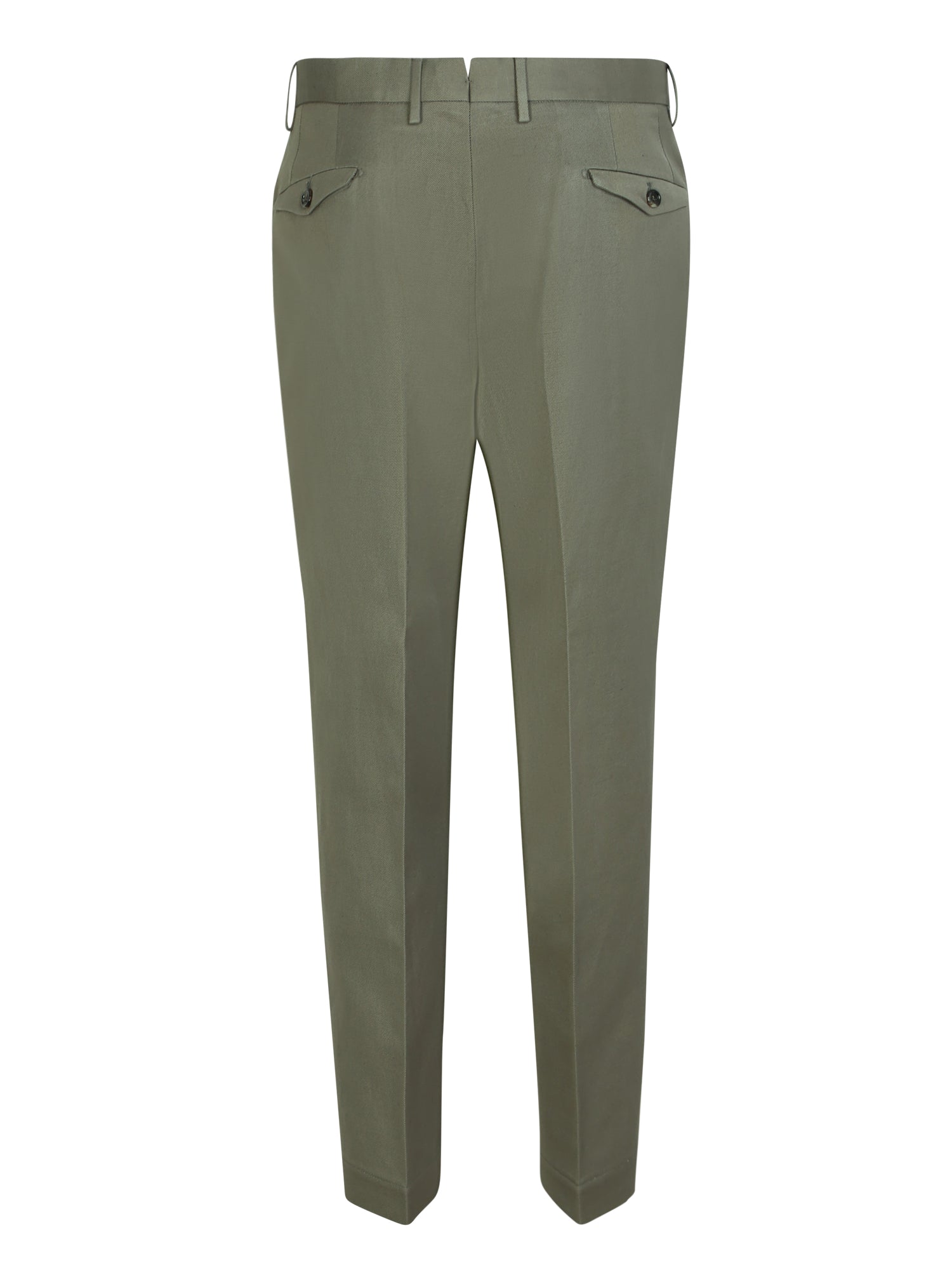 DELL'OGLIO Slim Fit Trousers for Men - Classic Military Design
