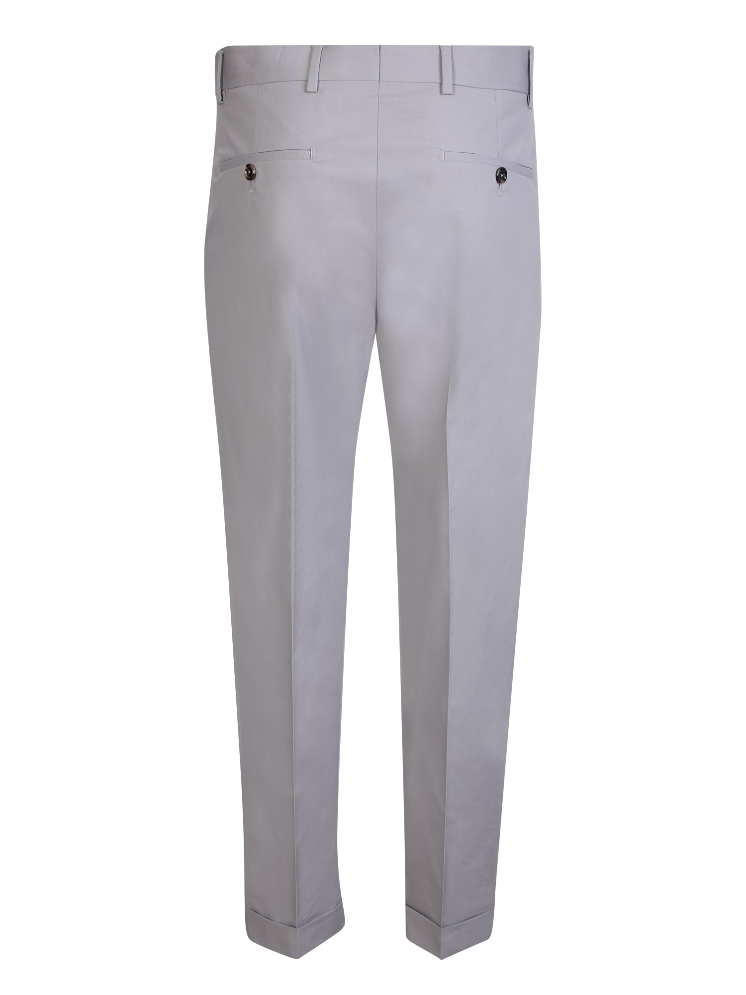 DELL'OGLIO Sleek Mid-Rise Trousers for Men