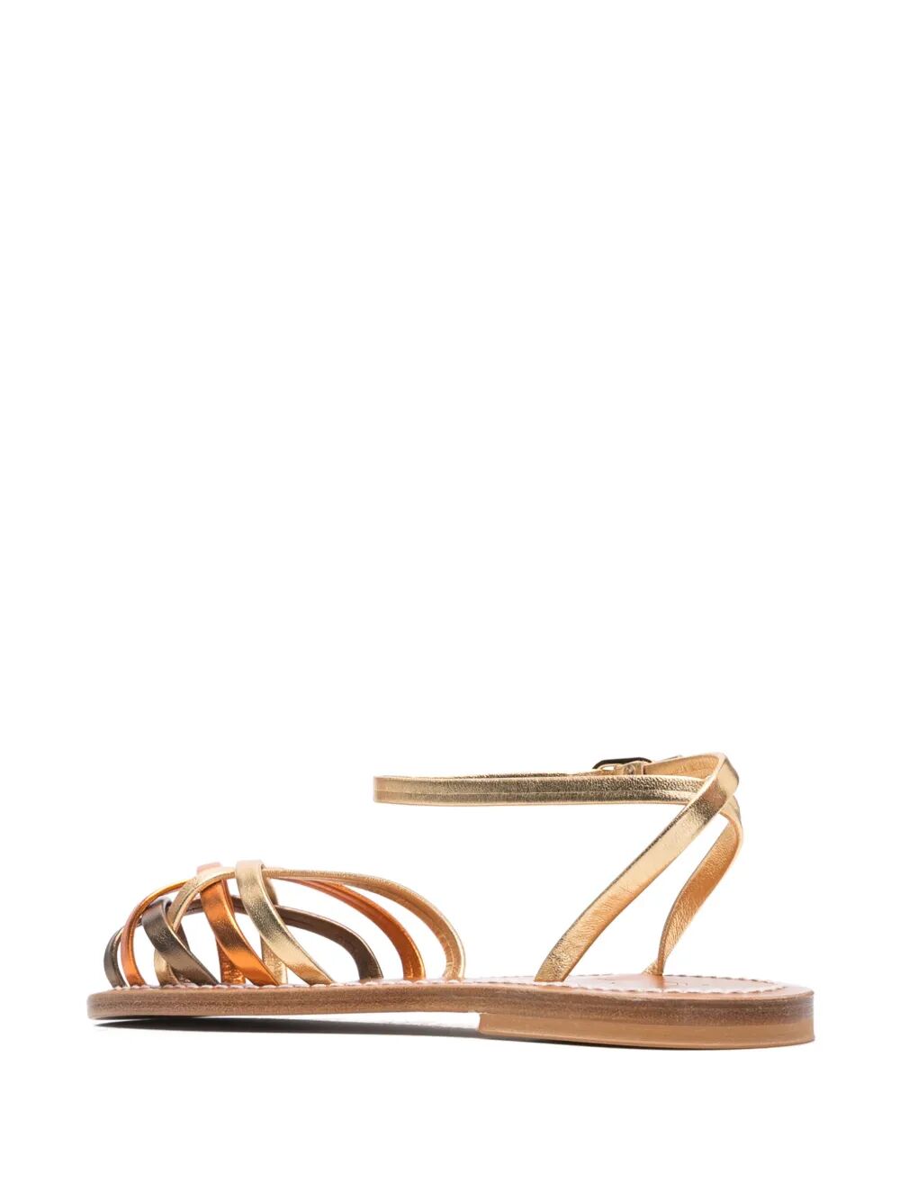 KJACQUES Demetria Metallic Sandals for Women - SS25