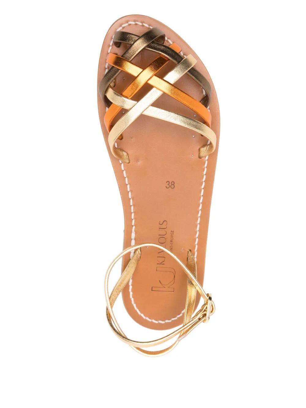 KJACQUES Demetria Metallic Sandals for Women - SS25