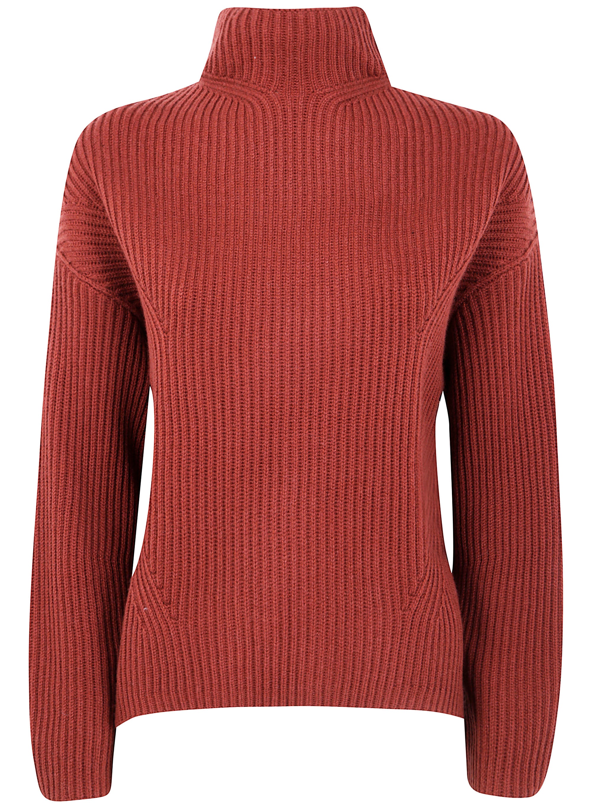 KUJTEN Demi Turtleneck Sweater with Back Slit