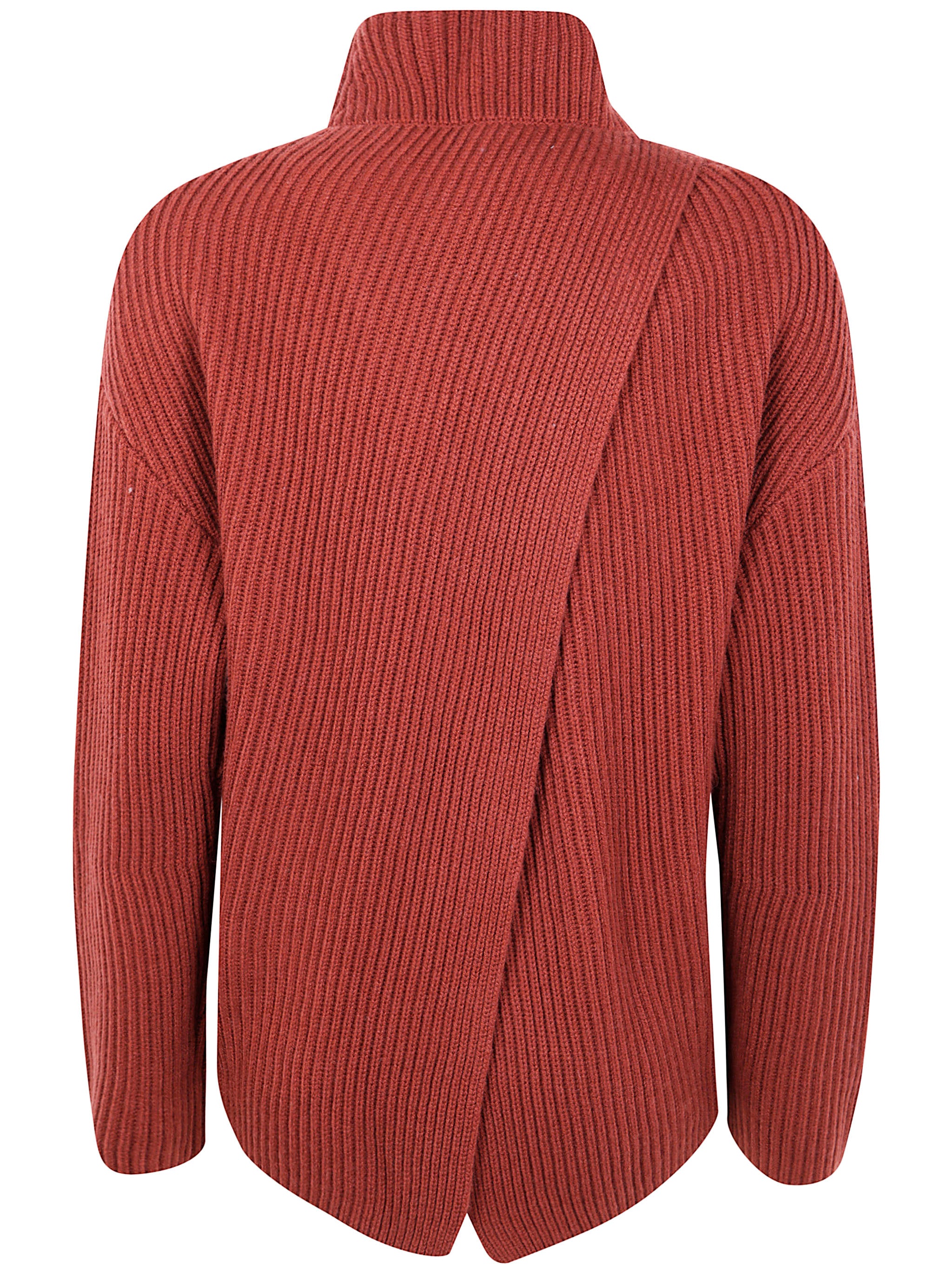 KUJTEN Demi Turtleneck Sweater with Back Slit