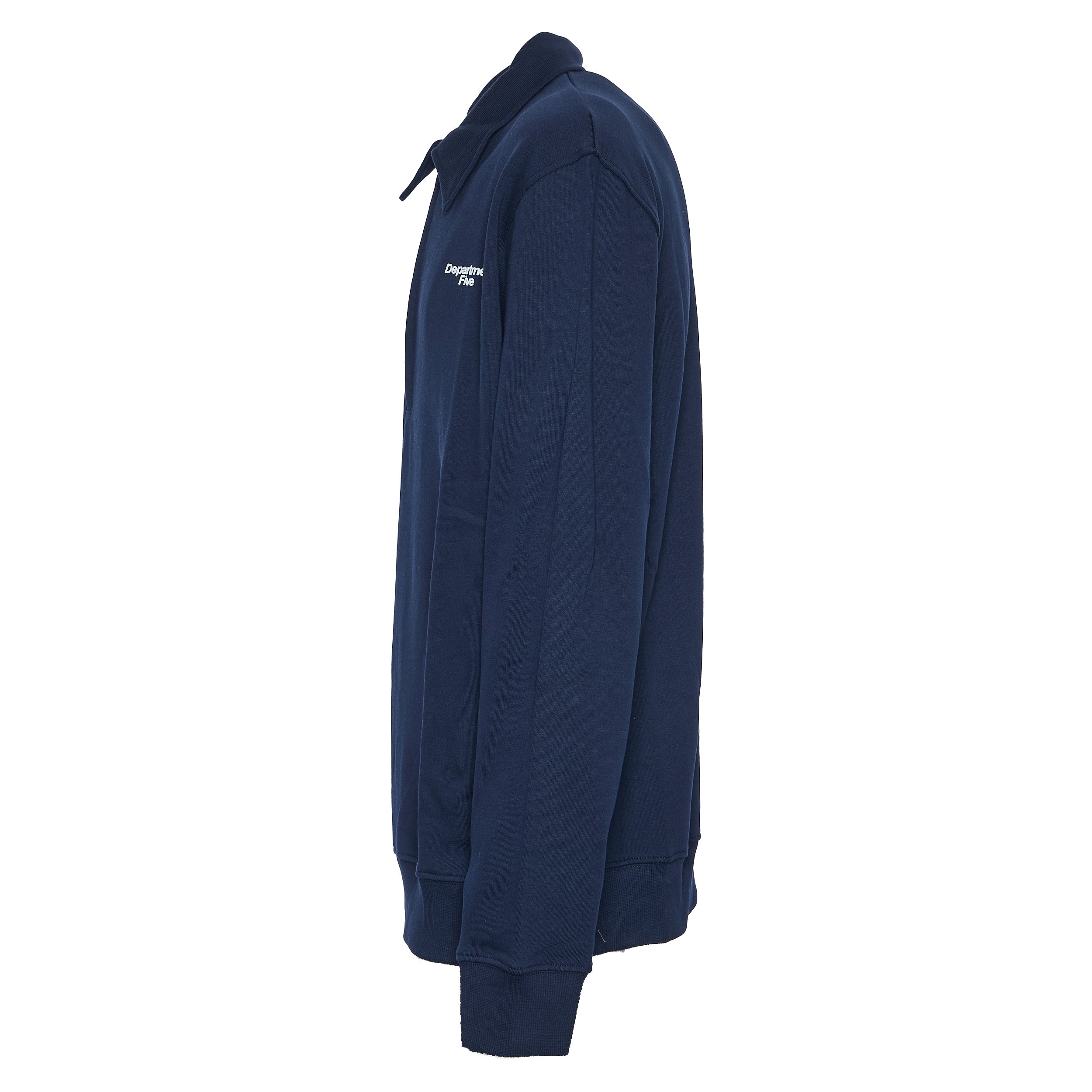 DEPARTMENT 5 Men's Polo Neck Sweatshirt with Half-Zip Closure