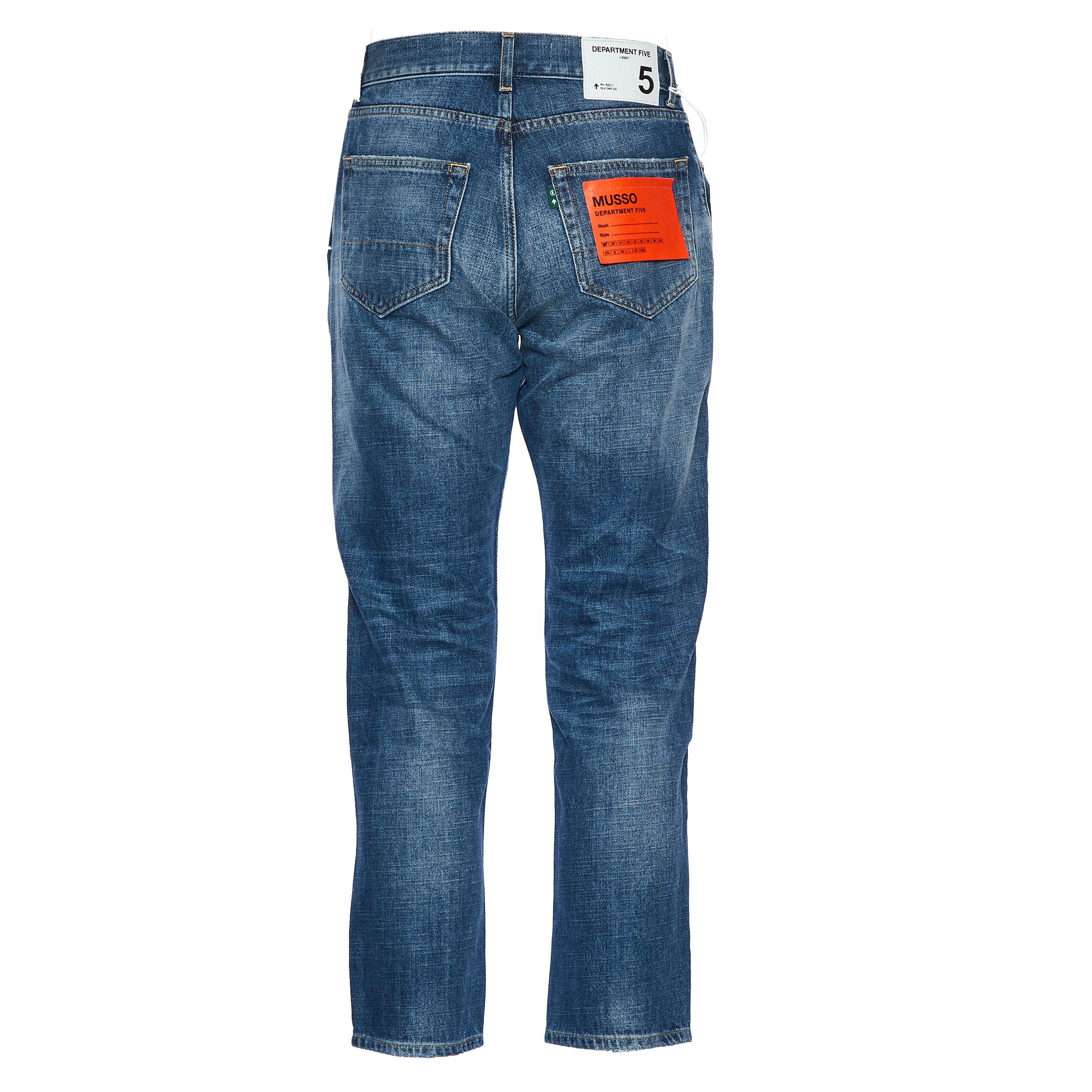 DEPARTMENT 5 Straight Leg Cropped Jeans for Men