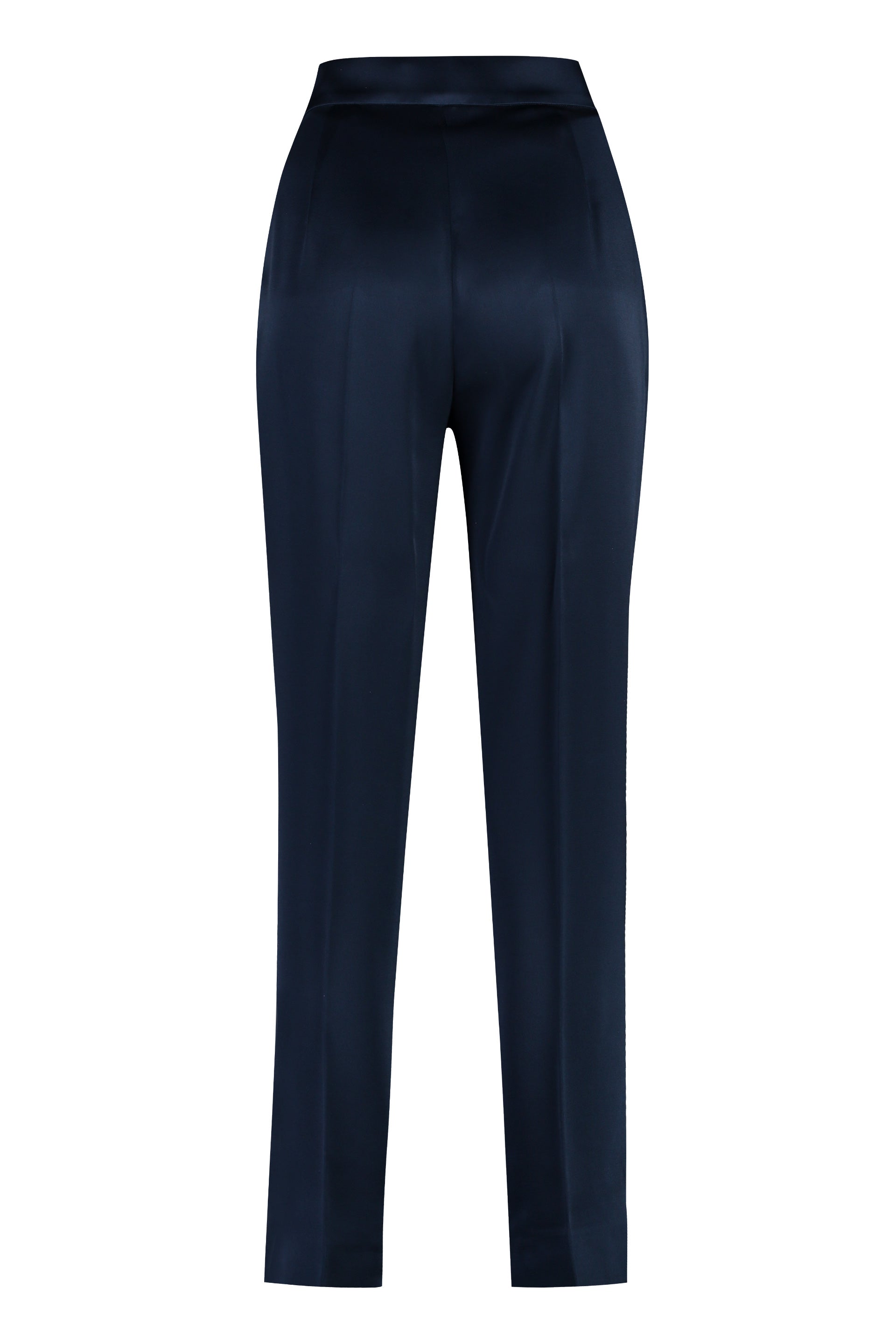 MAX MARA STUDIO Deserto Straight-Leg Trousers with Side Slits