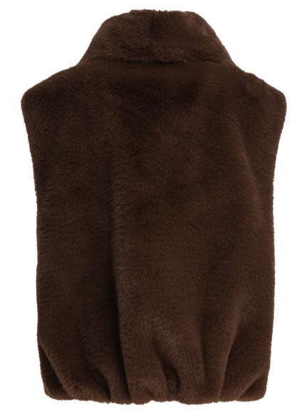 PINKO Sleeveless Stand-Up Collar Zip Fastening Jacket for Women