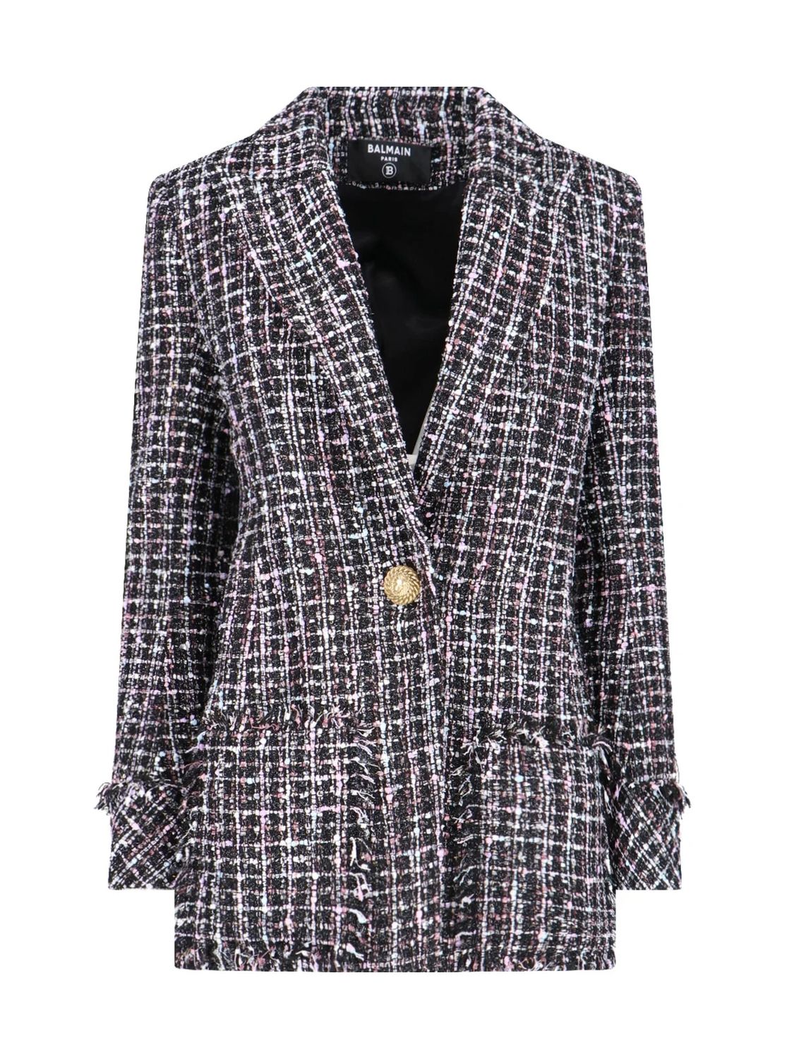 BALMAIN Mini Tweed Blazer Dress