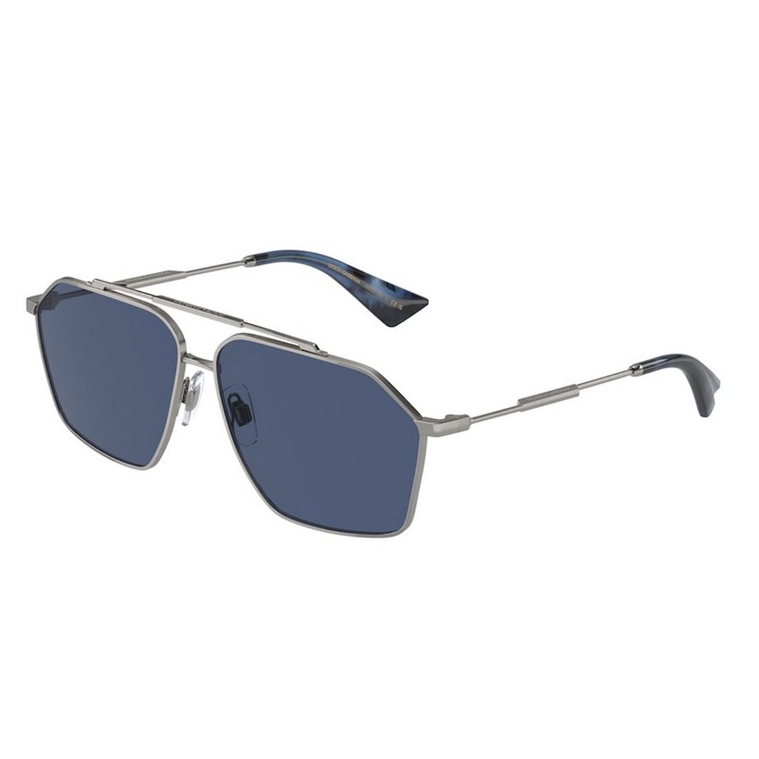 DOLCE & GABBANA DG2303 Oversized Metal Sunglasses for Men